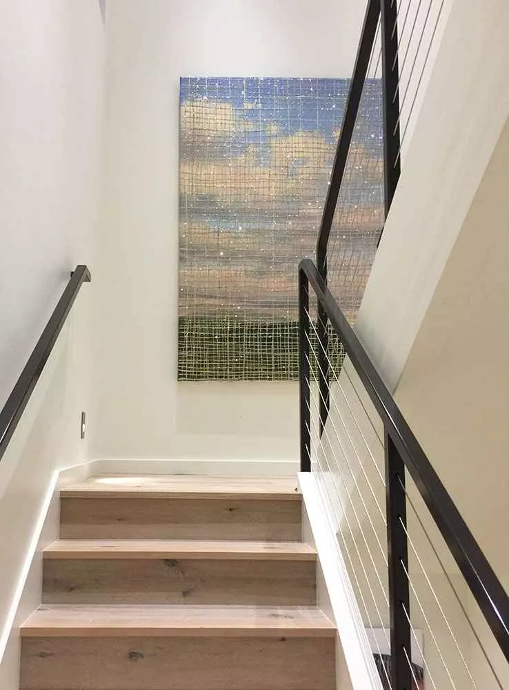 Tania Dibbs painting displayed in a private residence