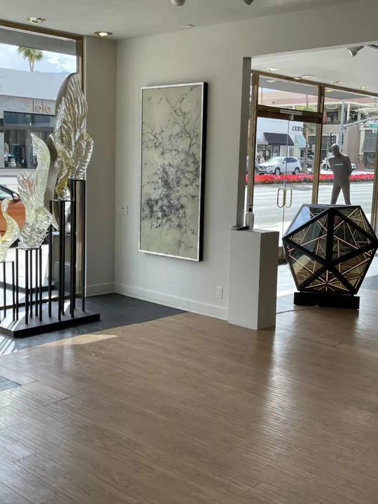 Tania Dibbs work on view at Melissa Morgan Gallery in Palm Desert