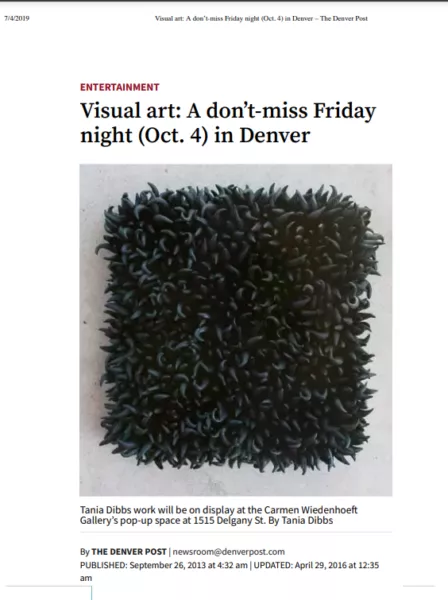 Denver Post show mention