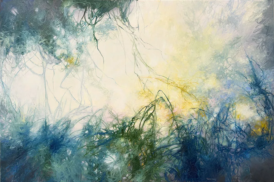 Change in the Air, 48″ x 72″ oil on canvas by Tania Dibbs