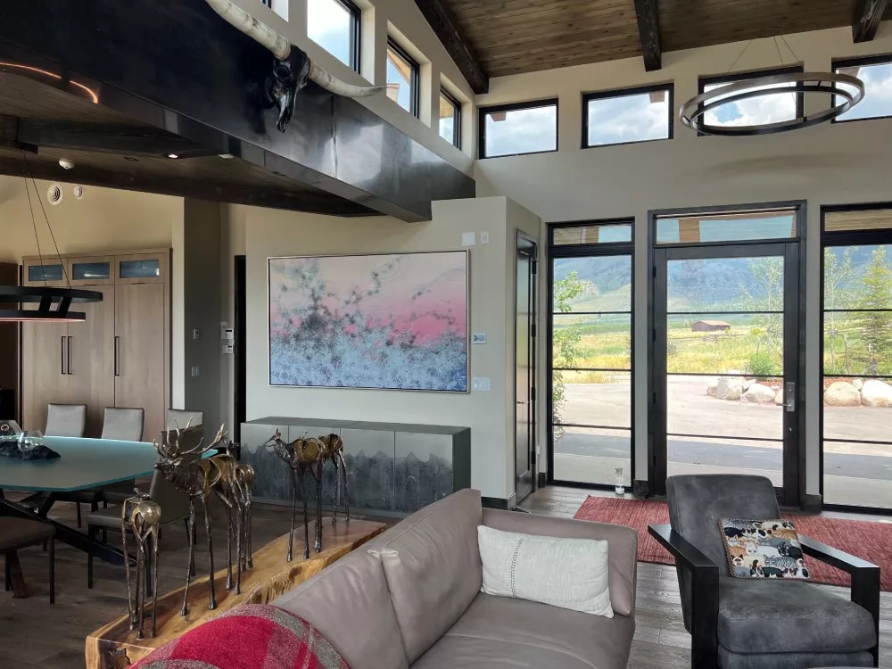 Tania Dibbs artwork in a private residence in Silverthorne, Colorado