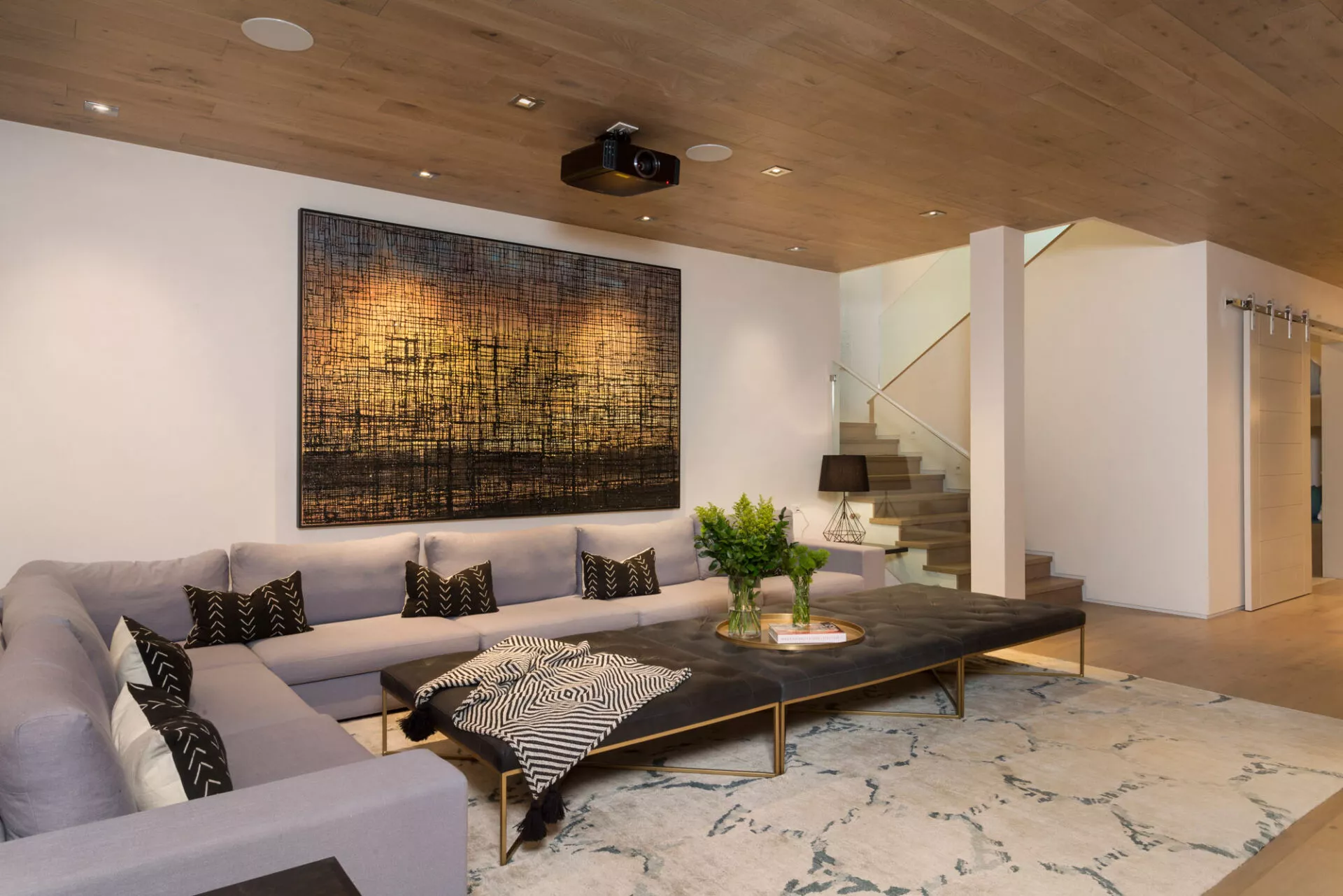 Tania Dibbs painting displayed in a private residence