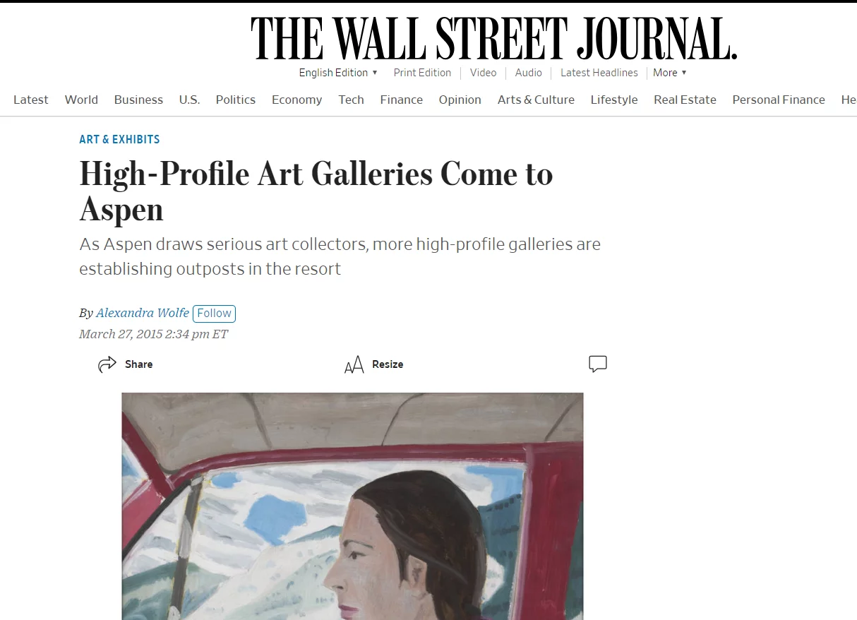 Wall Street Journal mention