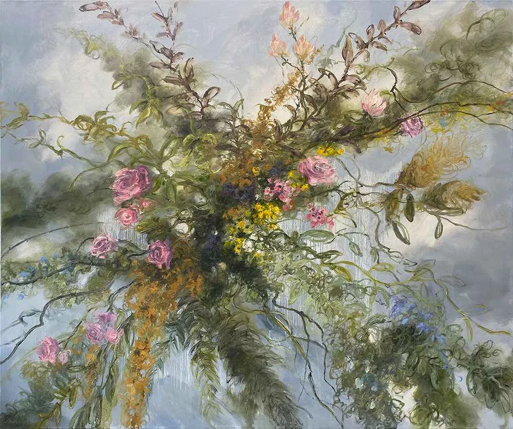 Always Possible, 60″ x 72″ oil on canvas by Tania Dibbs