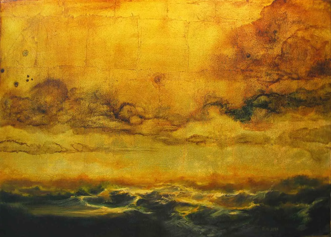 Ancient Heart, 24″ x 36″, oil by Tania Dibbs