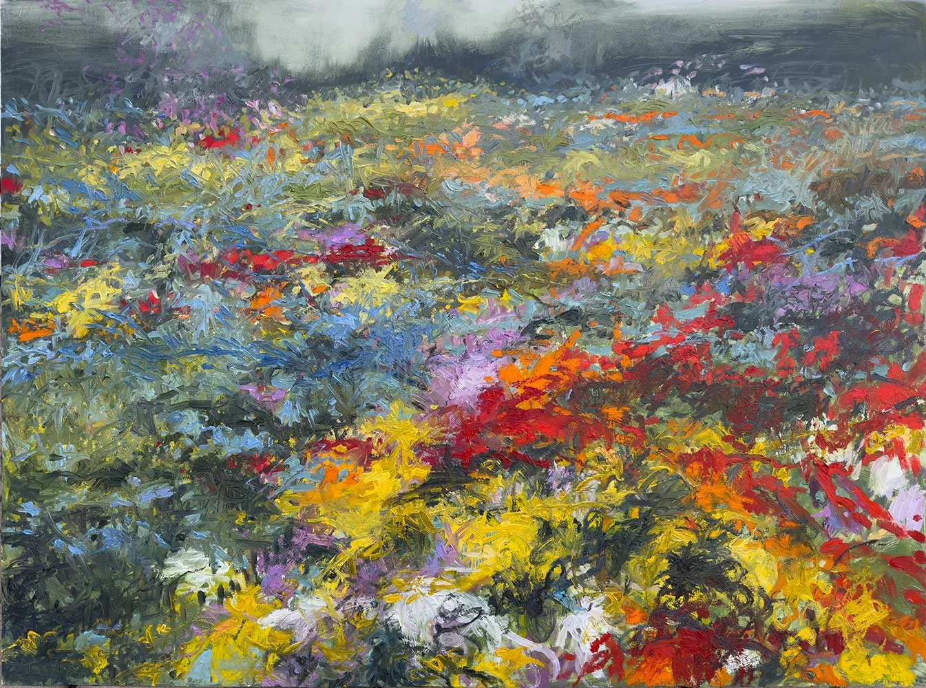 Claimed Territory, 36″ x 48″ oil on panel by Tania Dibbs