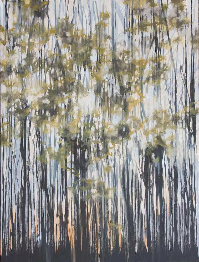 Diorama, 96″ x 72″, oil by Tania Dibbs