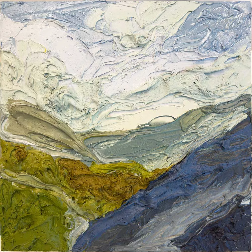 Everyday, 12″ x 12″ oil on panel by Tania Dibbs
