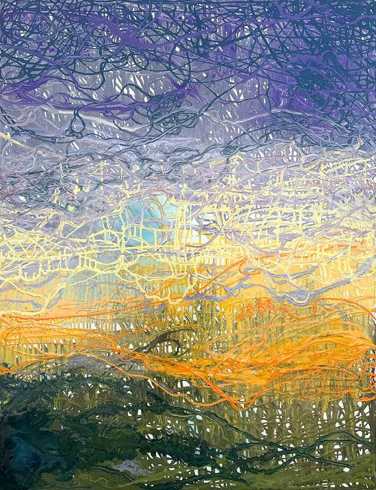 Extrication, 48″ x 36″ oil on canvas by Tania Dibbs