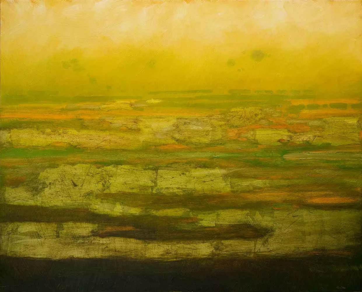 Flow, 40″ x 50″, oil by Tania Dibbs