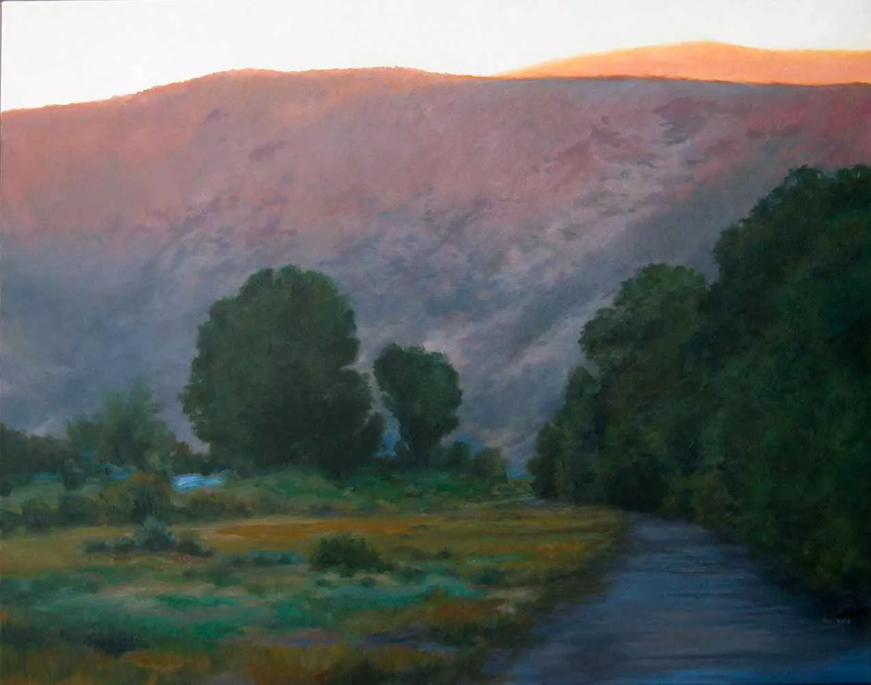 Hooks Spur, 40″ x 50″, oil by Tania Dibbs