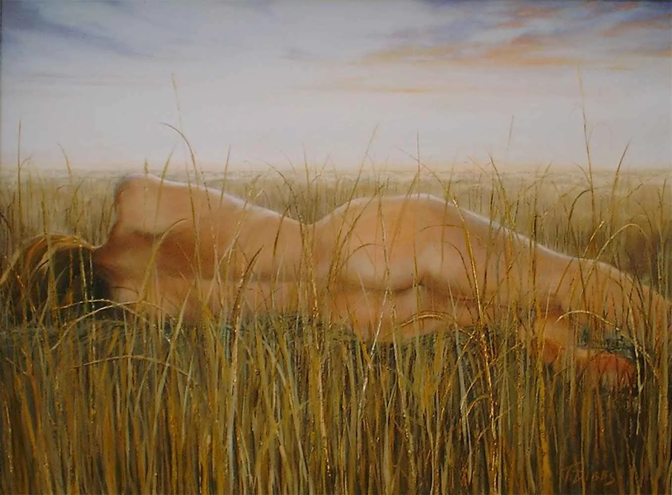 Horizon, 30″ x 40″, oil by Tania Dibbs