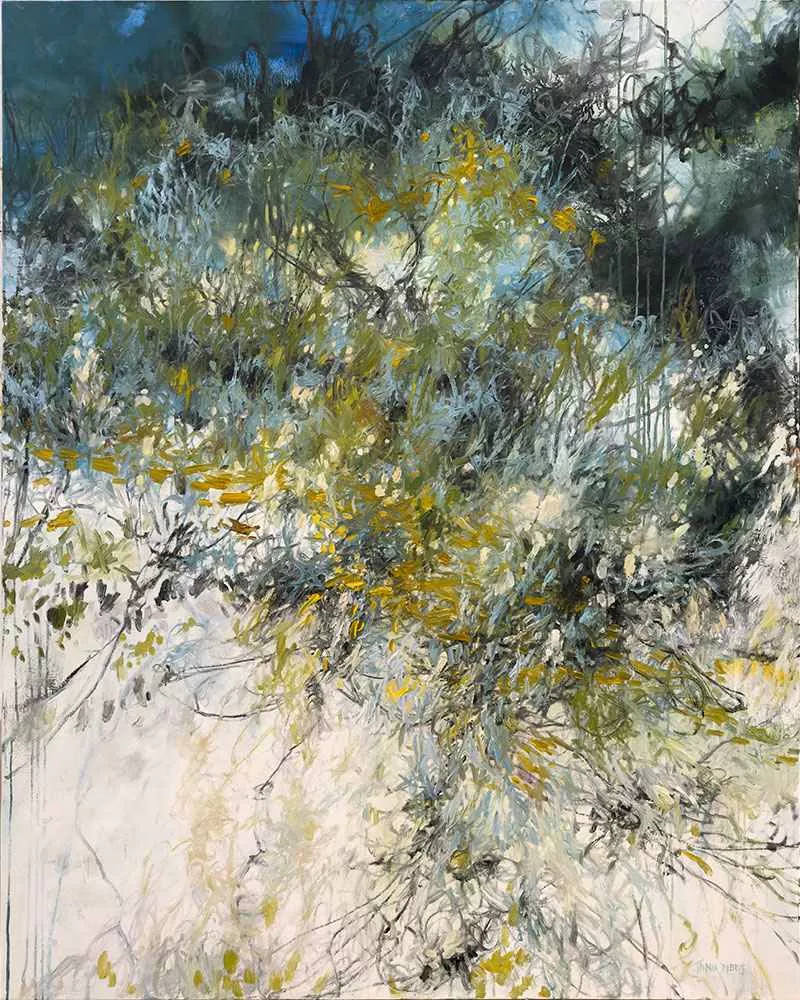 How Far We Go, 60″ x 48″ oil on canvas by Tania Dibbs