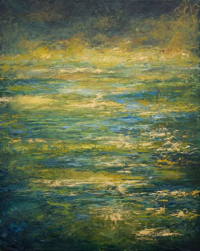 Impulsion, 30″ x 24″, oil by Tania Dibbs