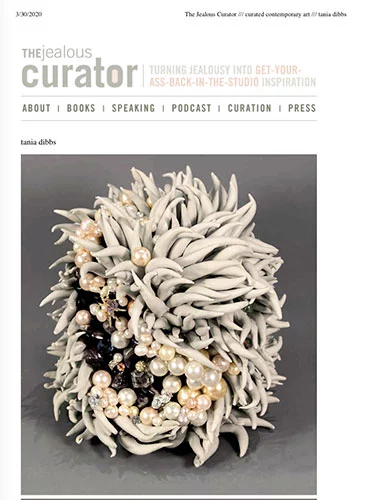 The Jealous Curator feature on Tania Dibbs sculptural work and conceptual themes