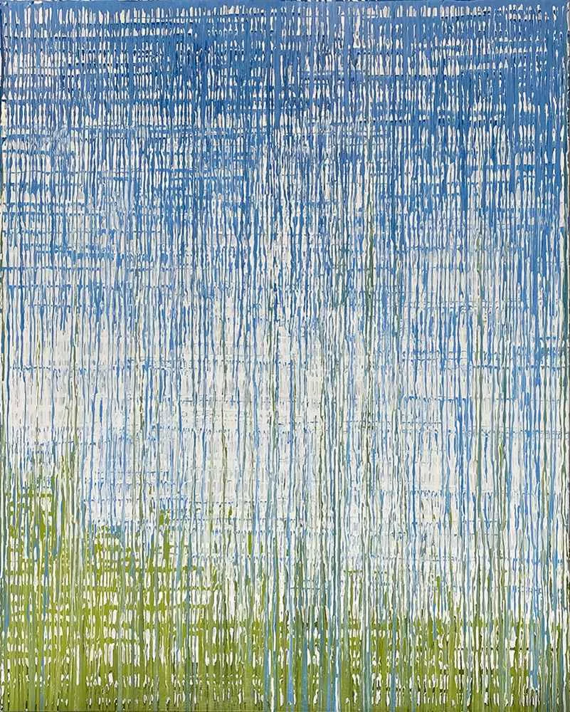 Landscape, 60″ x 48″ oil on canvas by Tania Dibbs