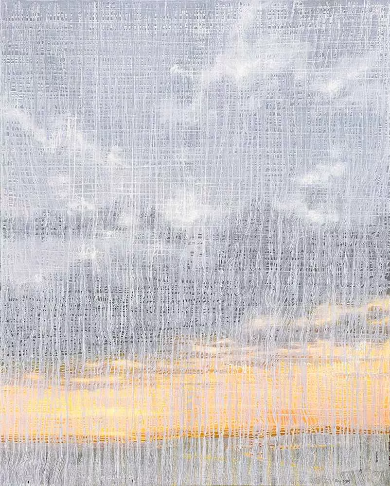 Loosening Sky, 60″ x 48″ oil on canvas by Tania Dibbs