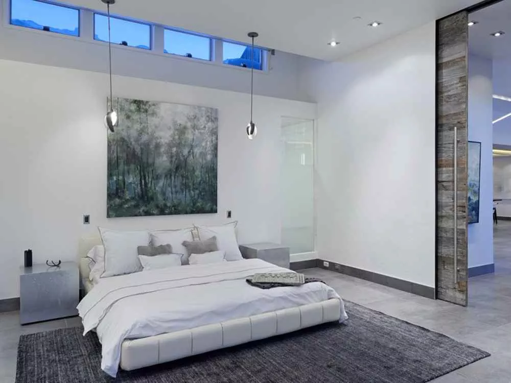 Tania Dibbs painting in a private residence bedroom