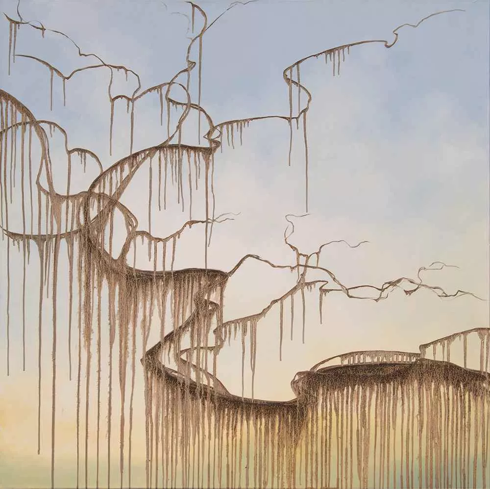 Notwithstanding, 48″ x 48″, oil by Tania Dibbs