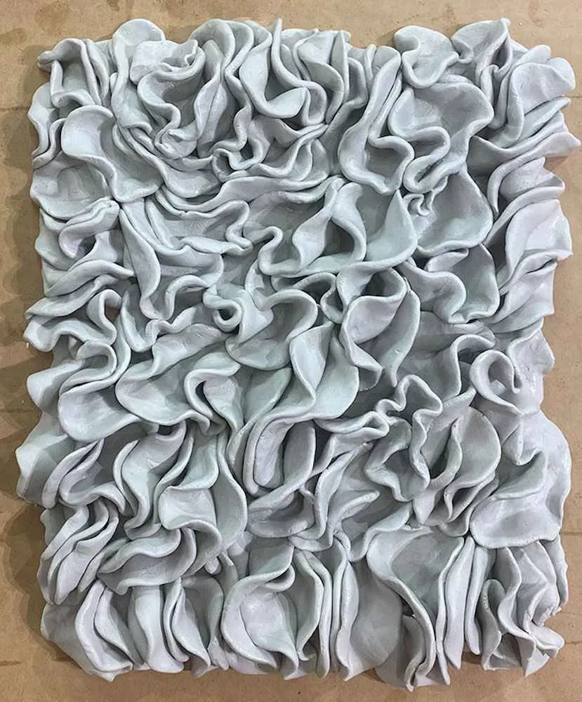 Proliferation, 9.5″ x 11″ x 1″ resin by Tania Dibbs