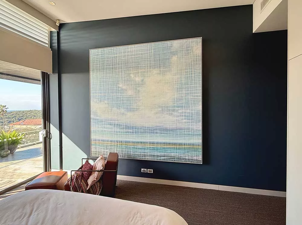 Tania Dibbs artwork in a private residence in New South Wales, Australia