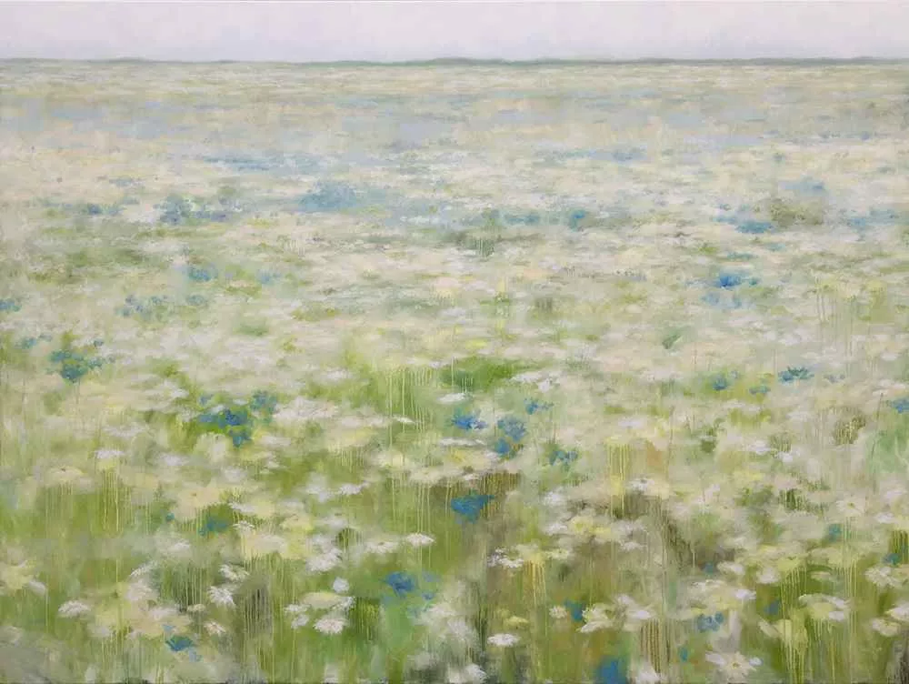 Reverie, 72″ x 96″ oil on canvas by Tania Dibbs
