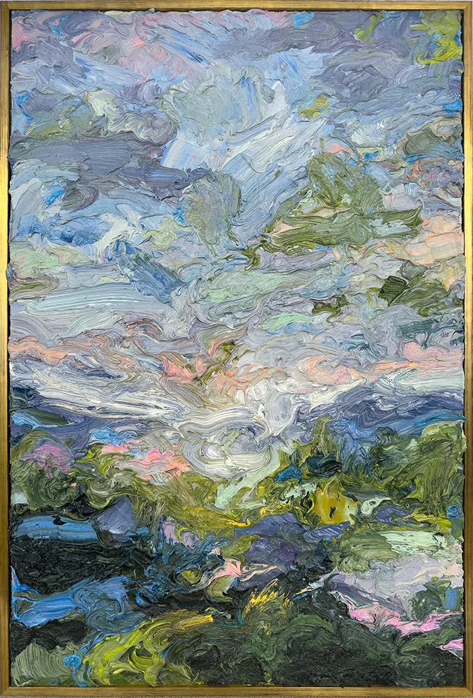 Ripeness of Summer, 36" x 24" oil on panel by oil painter Tania Dibbs