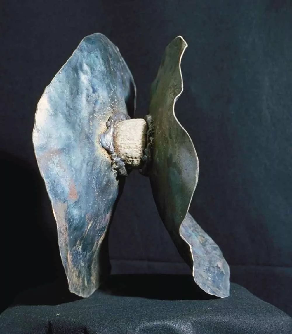 Sea Form, 14.5″ x 14″, sculpture by Tania Dibbs