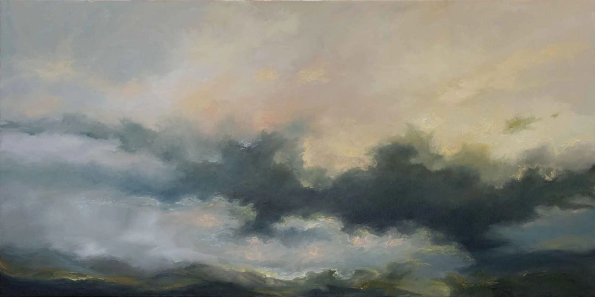 Sense, 24″ x 48″, oil by Tania Dibbs