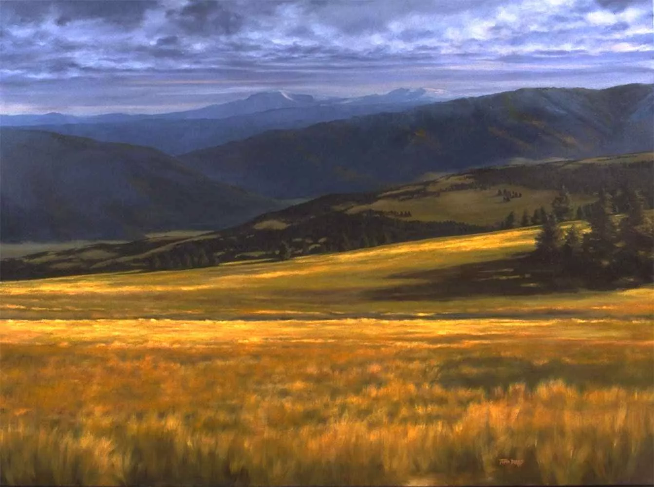 Song for Lost America, 54″ x 72″, oil by Tania Dibbs