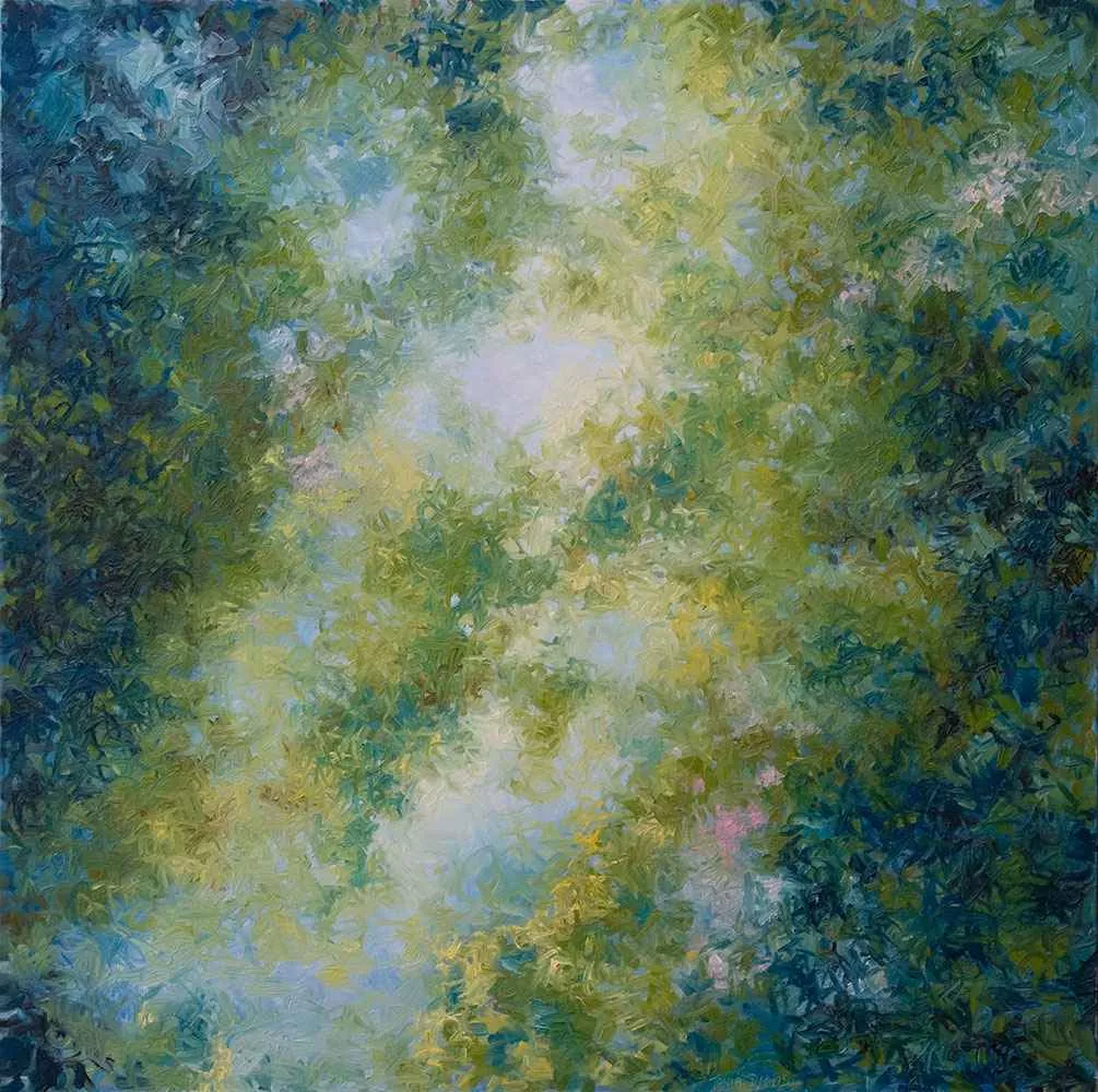 Subculture, 48″ x 48″, oil by Tania Dibbs