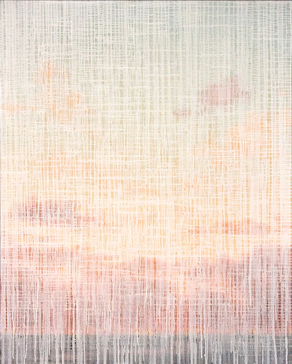 Covered Sunset, 60″ x 48″ oil on canvas by Tania Dibbs