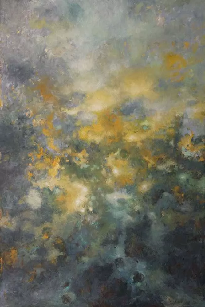 Synapse, 60″ x 40″, oil by Tania Dibbs