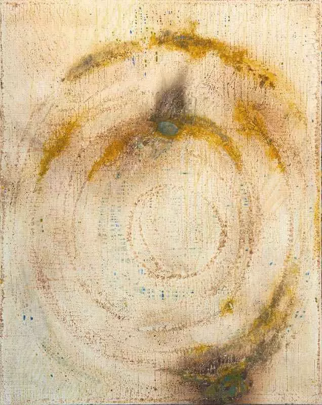 Trajectory, 60″ x 48″, oil by Tania Dibbs