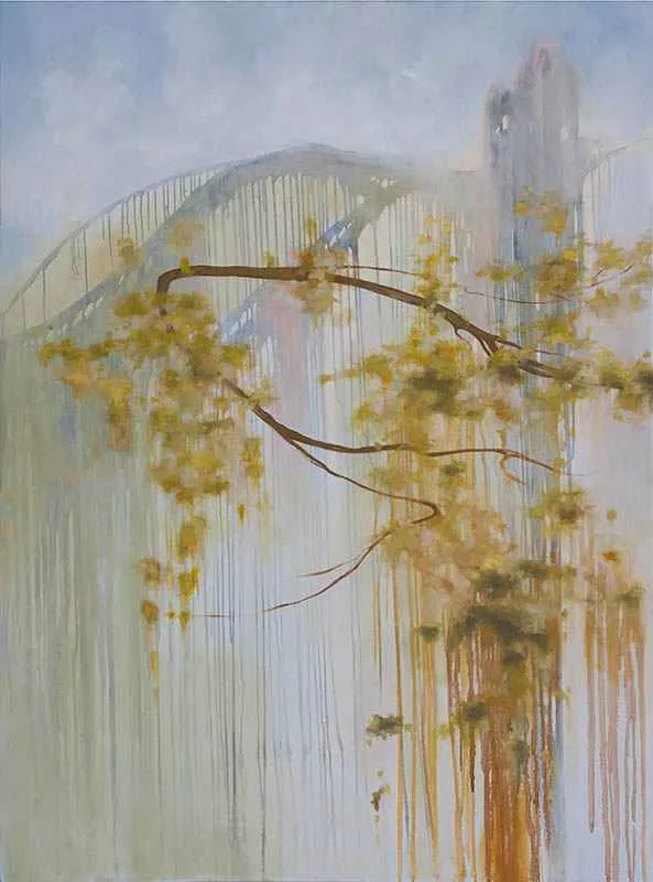 Transformation, 72″ x 54″, oil by Tania Dibbs