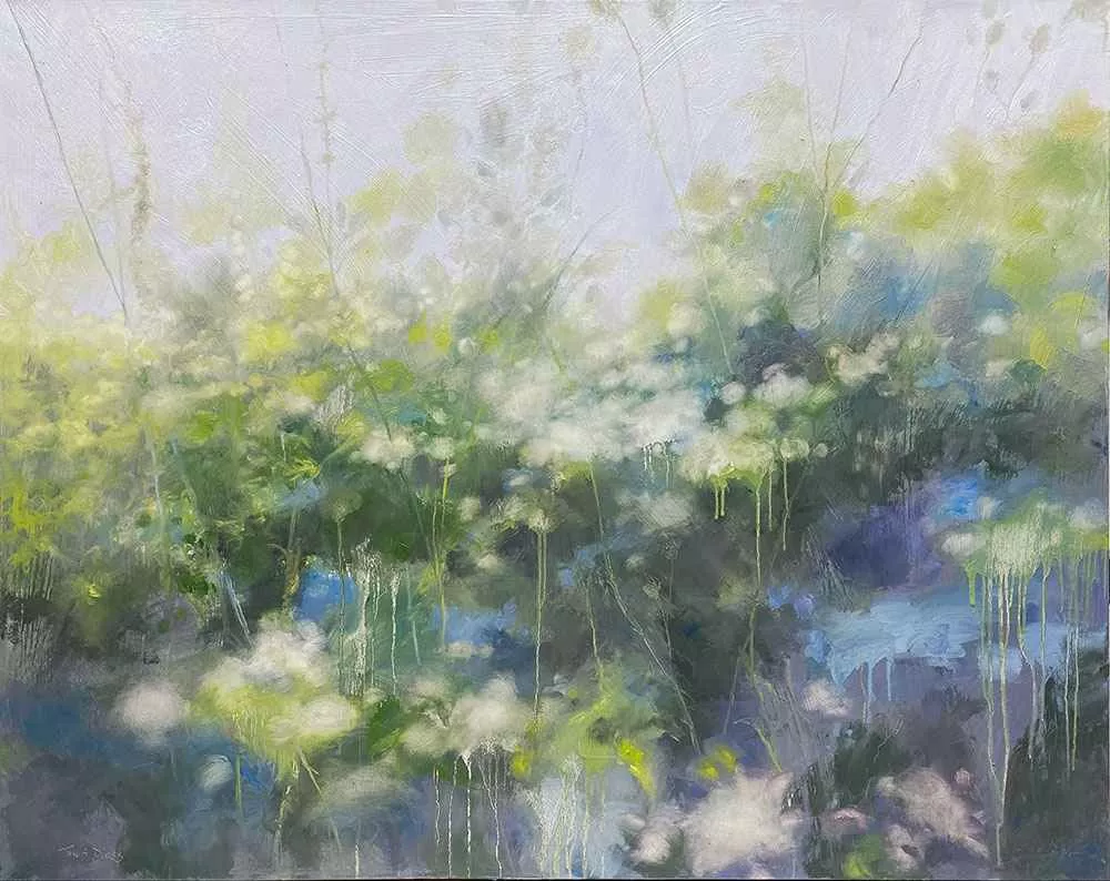 Vibrant Life, 36″ x 48″ oil on canvas by Tania Dibbs