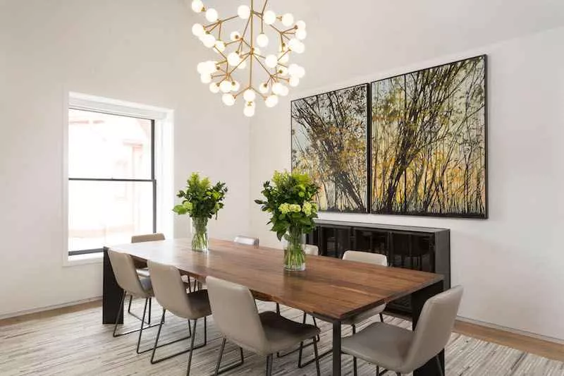 Tania Dibbs painting in a design showhouse