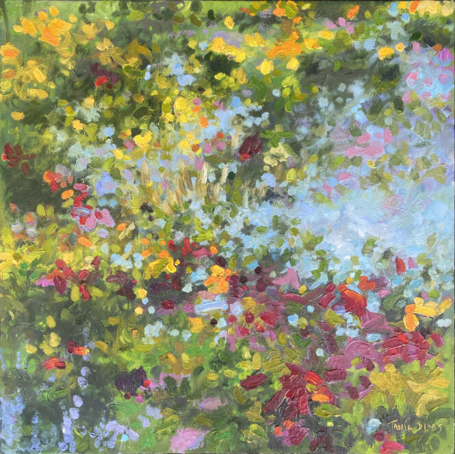 Garden, 18" x 18" oil on canvas
