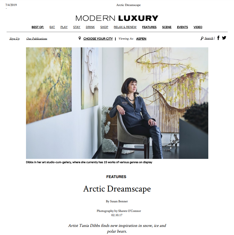 Modern Luxury article