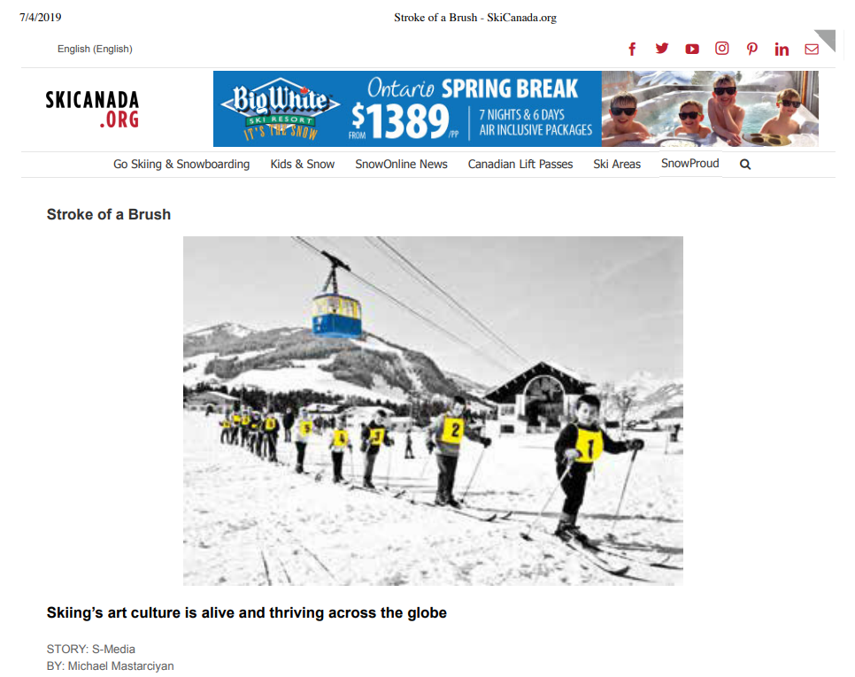 Ski Canada article