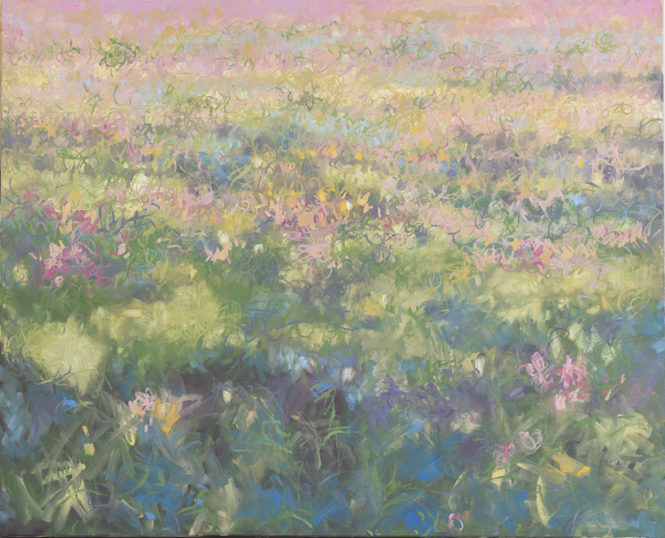 Deep in the Weeds, 48" x 60" oil on canvas
