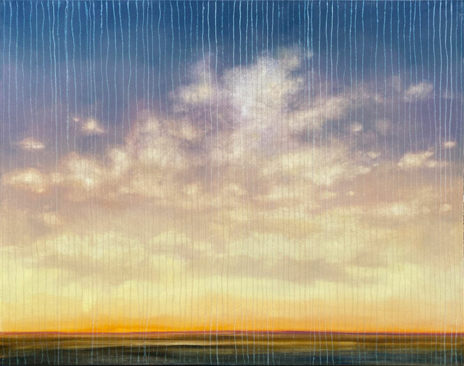 Rejuventation Sky, 48" x 60" oil on canvas (SOLD)