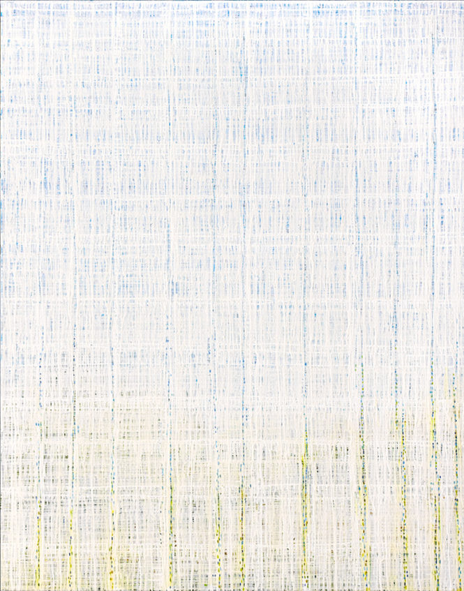 White on Day, 60 in x 48 in oil on canvas